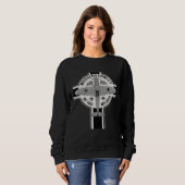 Messerschmitt 109 German War Military Aircraft WWI Sweatshirt (Vorne ganz)