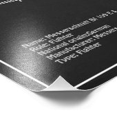 Messerschmitt Bf 109 - Flugzeug-Blueprint PD Fotodruck (Ecke)