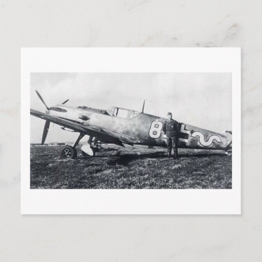 Messerschmitt BF-109 Postcard Postkarte (Vorderseite)