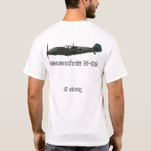 Messerschmitt Bf-109 T-Shirt (Rückseite)