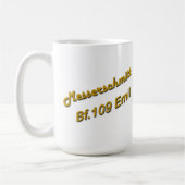 Messerschmitt Bf.109E ‚White 14‘ Kaffeetasse (Links)