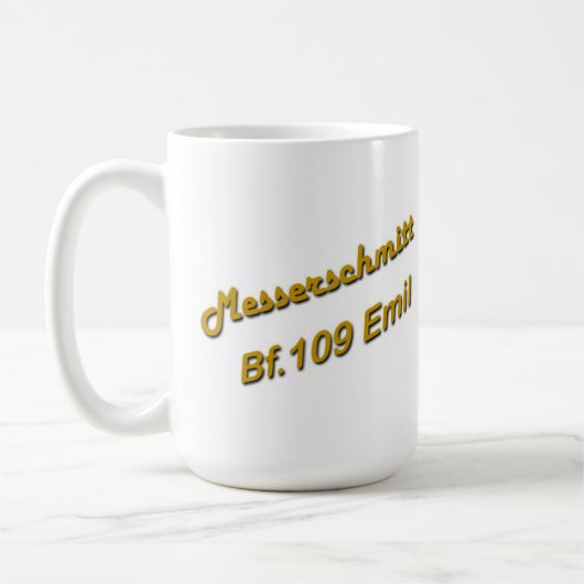Messerschmitt Bf.109E ‚White 14‘ Kaffeetasse (Links)
