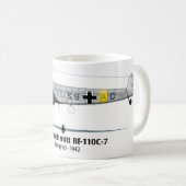 Messerschmitt Bf-110 - Schlacht von Stalingrado Kaffeetasse (VorderseiteRechts)