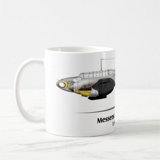 Messerschmitt Bf-110 - Schlacht von Stalingrado Kaffeetasse (Links)