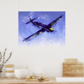 Messerschmitt Bf Poster (Küche)