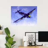 Messerschmitt Bf Poster (Heimbüro)
