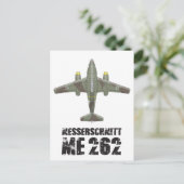 MESSERSCHMITT ME262 SCHWALBE POSTKARTE (Stehend Vorderseite)