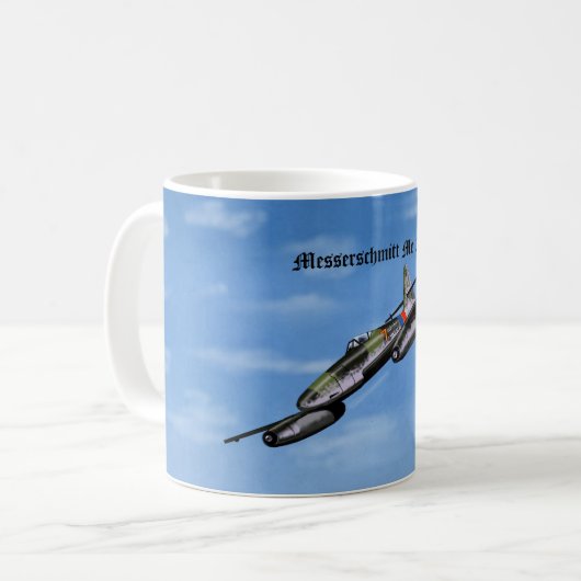 Messerschmitt Me 262 Kaffeetasse (Vorderseite Links)