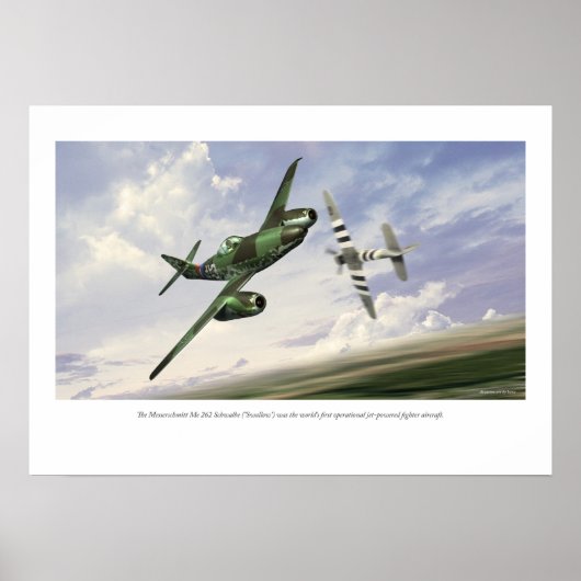 Messerschmitt Me 262 Poster (Vorne)