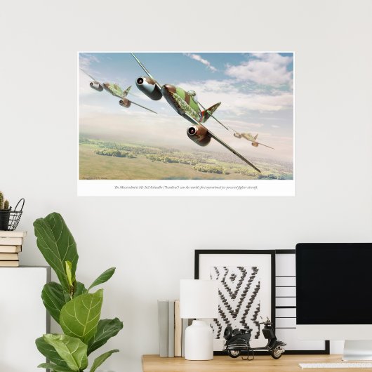 Messerschmitt Poster (Heimbüro)