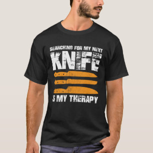 Messersuche Messer Sammler T-Shirt