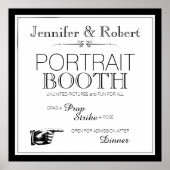 Messezeichen für Schwarzweiß-Foto Poster (Vorne)