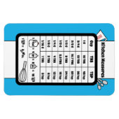 Messhelfer in der Küche in Robin Egg Magnet (Horizontal)