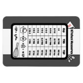 Messhelfer in Pewter Magnet (Horizontal)