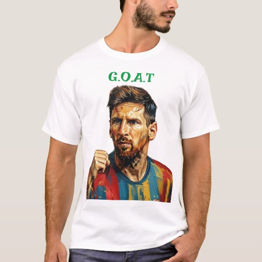 Messi Art T - Shirt - Stilvolles Fußball-FanAppare (Vorderseite)