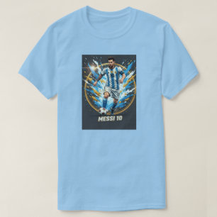 Messi Inspiriertes Grafik-T-Shirt T-Shirt