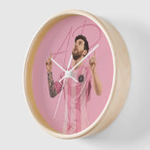 Messi - Inter Miami - trage deine Initialen ein Uhr (Winkel)