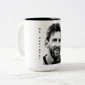 messi LM 10 Zweifarbige Tasse (Vorderseite Links)