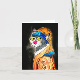 Messi the Cougar Greeting Card Karte
