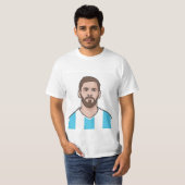 messi und argentina Fans T - Shirt (Vorne ganz)