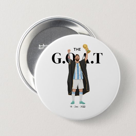 Messi Weltmeister  Button (Vorne & Hinten)