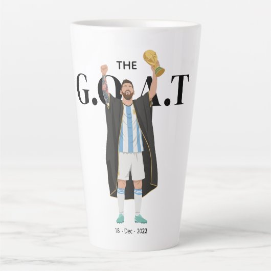 Messi Weltmeister  Milchtasse (Vorderseite)