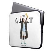 Messi World Cup Champion  Laptopschutzhülle (Vorderseite Links)