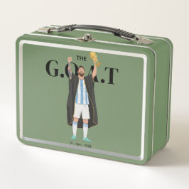 Messi World Cup Champion  Metall Brotdose