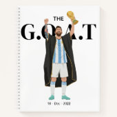 Messi World Cup Champion  Notizblock (Vorderseite)