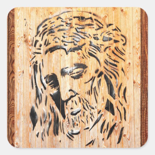 Messiah-Aufkleber Quadratischer Aufkleber (Vorderseite)