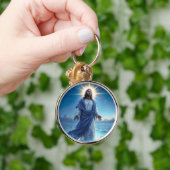 Messiah Jesus Christus Gnade und Gelassenheit Kuns Schlüsselanhänger (Hand)