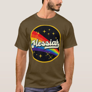 Messiah Regenbogen im Weltraum Vintager Stil T-Shirt