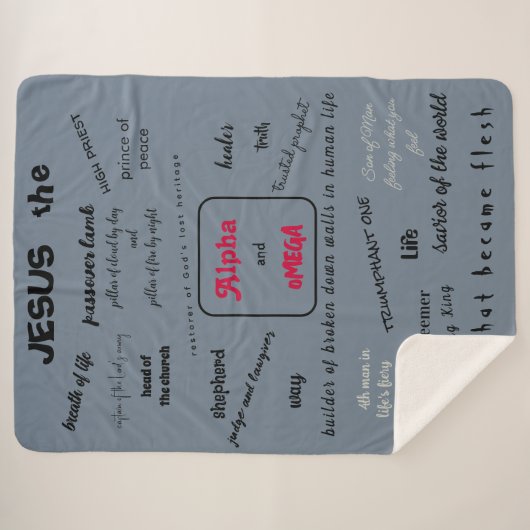 Messiah-Serie Sherpa Blanket Sherpadecke (Vorderseite (Horizontal))