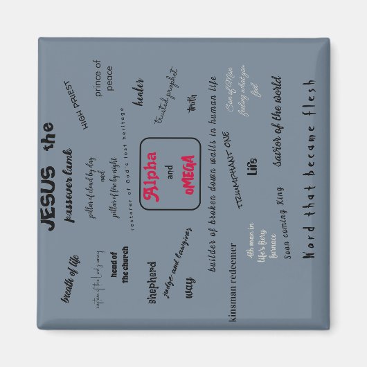 Messiah Series Magnet (Vorne)