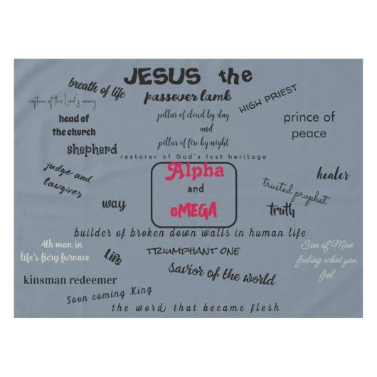 Messiah Series Tablecloth Tischdecke (Vorderseite (Horizontal))