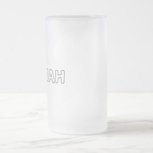Messiah-Tasse Mattglas Bierglas (Mittel)