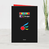 Messianic Dancer Grußkarte Karte (Rückseite)