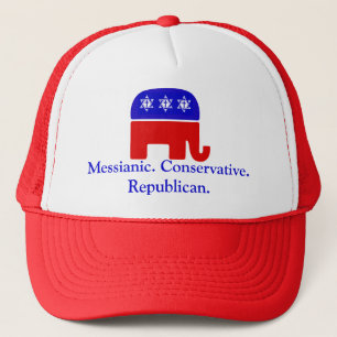 Messianisch. Konservativ. Republikanisch Truckerkappe