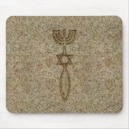 Messianischer Siegel-Stein Mousepad