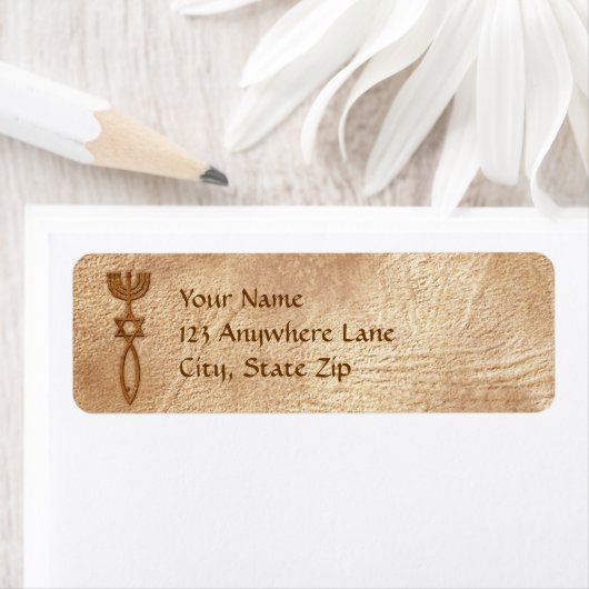 messianisches Siegel Ältere Rücksendeadressen-Aufk (Insitu)