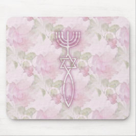 Messianisches Siegel BlumenMousepad Mousepad