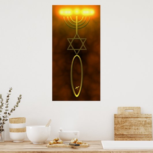 Messianisches Siegel Wall-Hanging Poster (Küche)