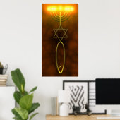 Messianisches Siegel Wall-Hanging Poster (Heimbüro)