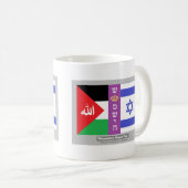 Messias Friedensflagge Kaffeetasse (VorderseiteRechts)