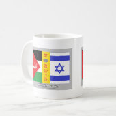 Messias Friedensflagge Kaffeetasse (Vorderseite Links)