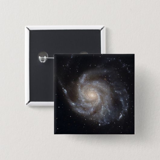 Messier 101, Pinwheel Galaxy Button (Vorne & Hinten)