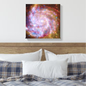 Messier 101 Spiralgalaxie - Hubble Telescope-Foto Leinwanddruck (Insitu (Schlafzimmer))