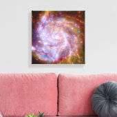 Messier 101 Spiralgalaxie - Hubble Telescope-Foto Leinwanddruck (Insitu (Wohnzimmer))