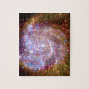 Messier 101 Spiralgalaxie - Hubble Telescope-Foto Puzzle