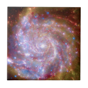 Messier 101 Spiralgalaxie - Hubble-Teleskop-Foto Fliese
